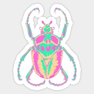 Crystal Beetle Sticker